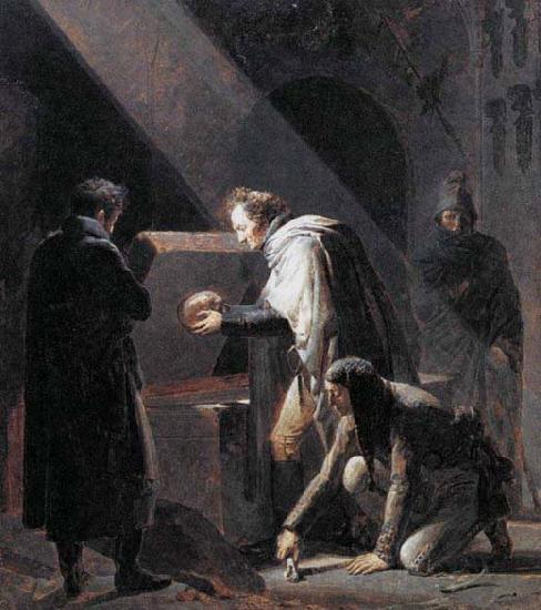 Jean Honore Fragonard Vivant Denon Replacing El Cid-s Remains in their Tombs Spain oil painting art